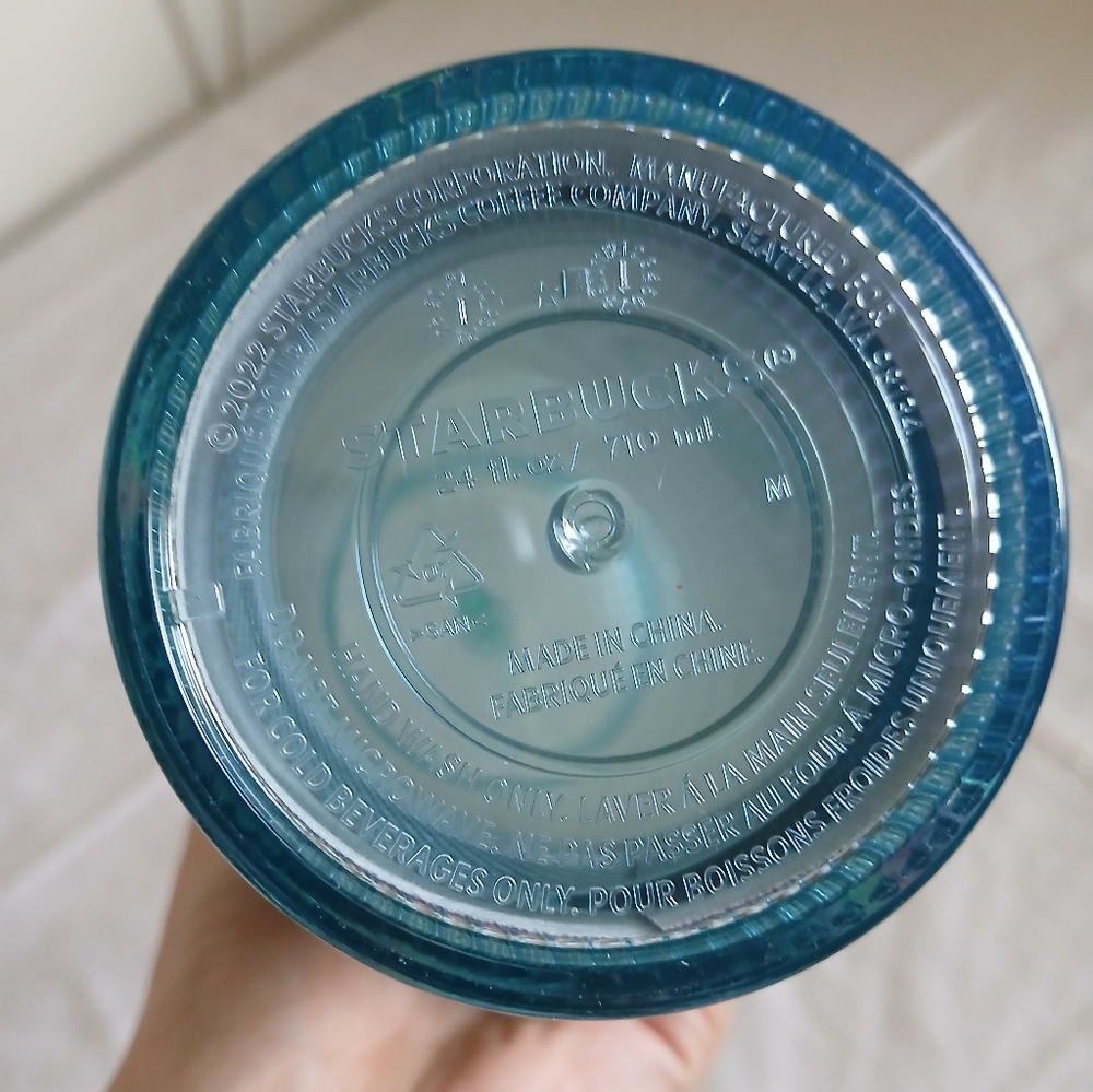 Starbucks Iridescent Mermaid Scale Blue Tumbler 2022 - Picture 5 of 5